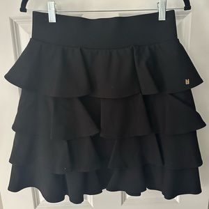 New Tt black ruffle skirt size 4